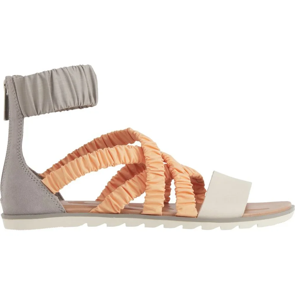 NIB Sorel Women's Sandals in Gray and Peach Sz 11